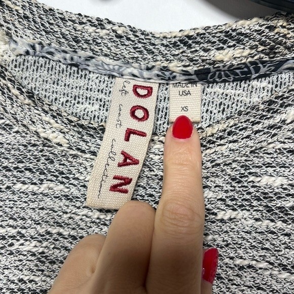 Anthropologie Dolan Knit Bell Sleeve Marled Sweater XS - Picture 3 of 9